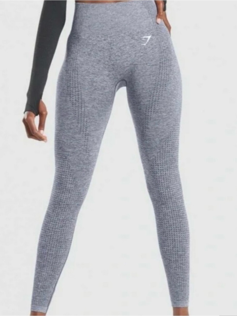 Gymshark Women’s Seamless High-Waist Heather Grey Leggings